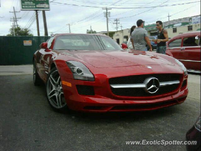Mercedes SLS AMG spotted in Oceanside, New York