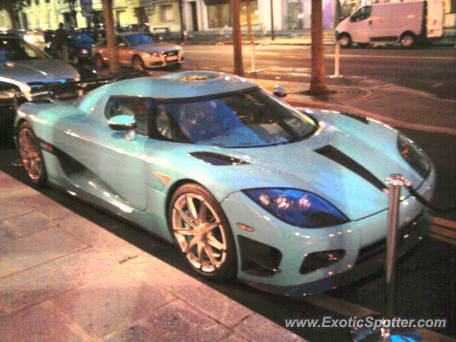Koenigsegg CCXR spotted in Paris, France