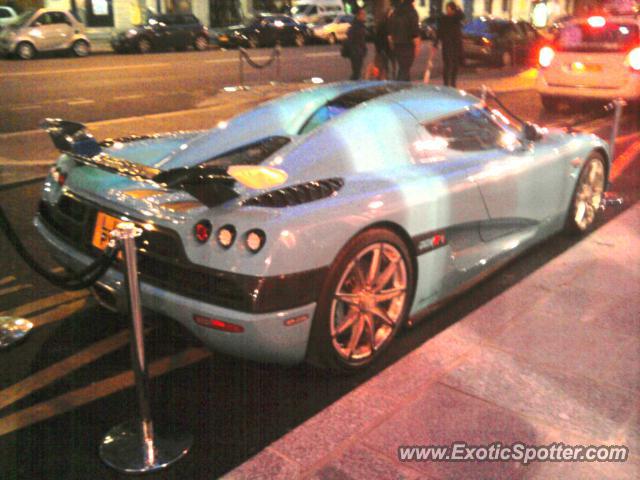 Koenigsegg CCXR spotted in Paris, France