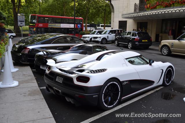 Koenigsegg Agera R spotted in London, United Kingdom