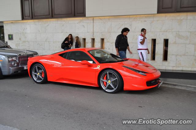 Ferrari 458 Italia spotted in London, United Kingdom