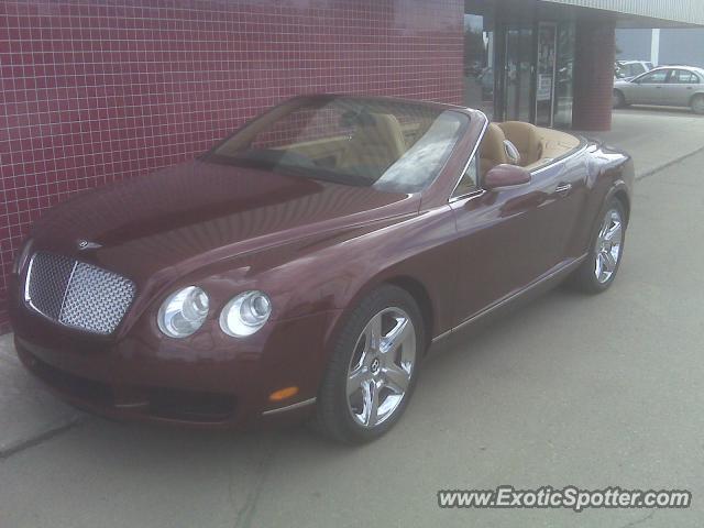 Bentley Continental spotted in Regina, Canada