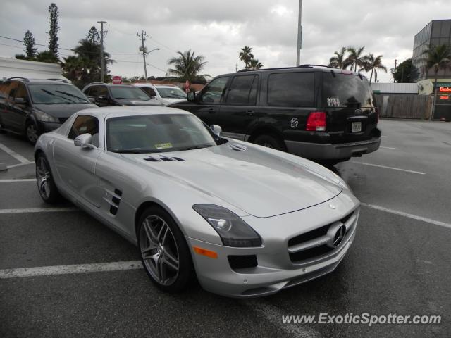 Mercedes SLS AMG spotted in Deerfield Beach, Florida