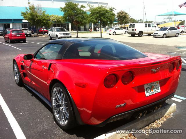 Chevrolet Corvette ZR1 spotted in Jacksonville, Florida