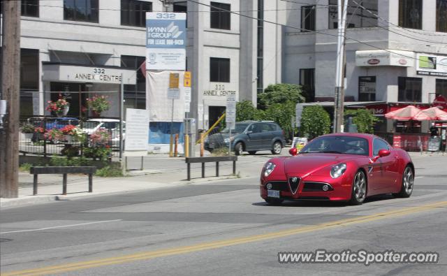 Alfa Romeo 8C spotted in Toronto, Canada