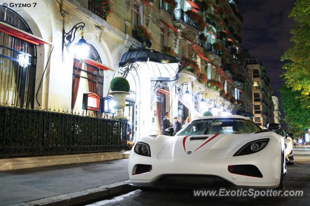 Koenigsegg Agera R spotted in Paris, France