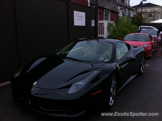 Ferrari 458 Italia spotted in Newport, Rhode Island