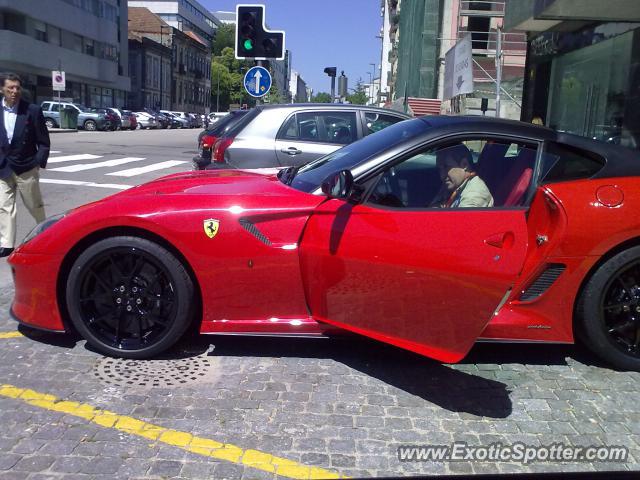 Ferrari 599GTB spotted in Porto, Portugal