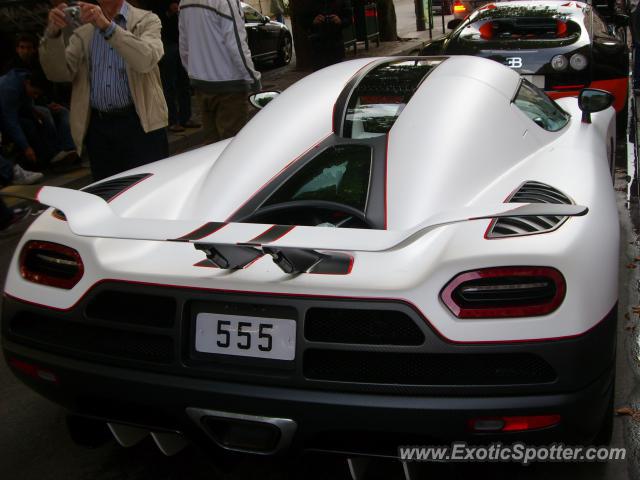 Koenigsegg Agera R spotted in Paris, France