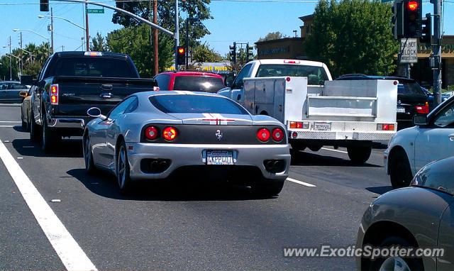 Ferrari 360 Modena spotted in Modesto, California