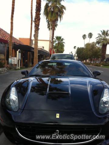 Ferrari California spotted in Palm Springs, California