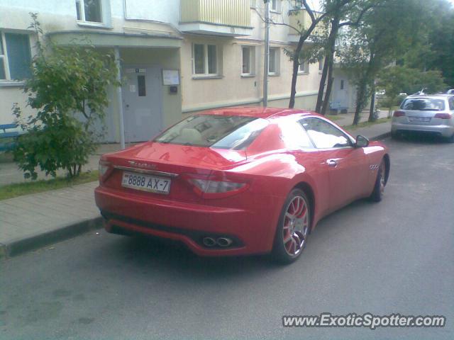 Maserati GranTurismo spotted in Minsk, Belarus