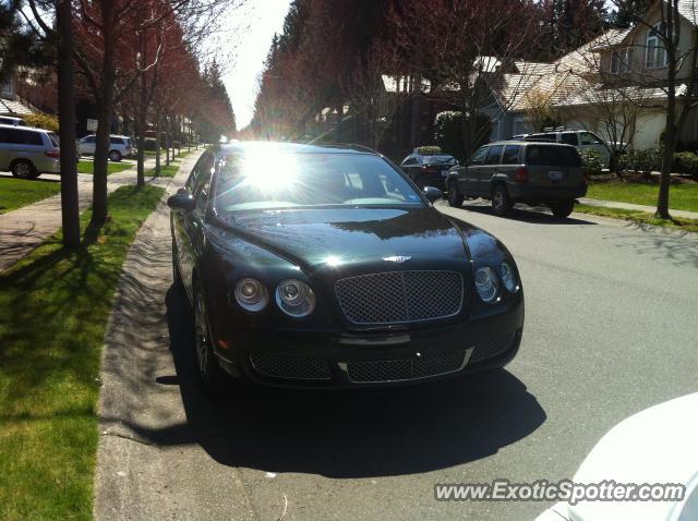 Bentley Continental spotted in Mill Creek, Washington