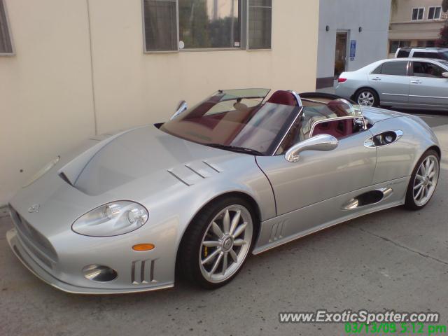 Spyker C8 spotted in La Jolla, California