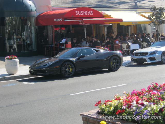 Ferrari 458 Italia spotted in Beverly Hills, California