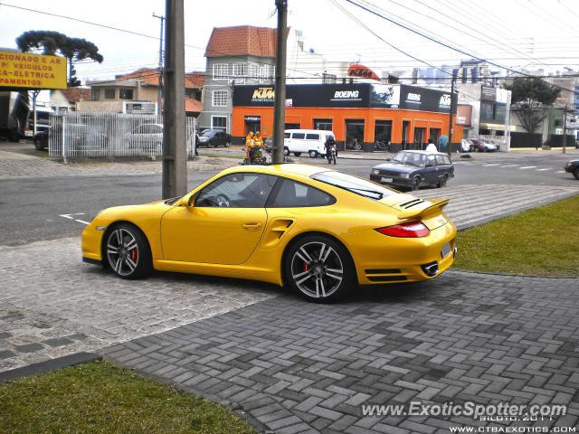 Porsche 911 Turbo spotted in Curitiba, PR, Brazil