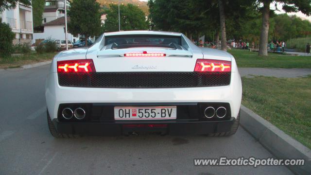 Lamborghini Gallardo spotted in Ohrid, Macedonia