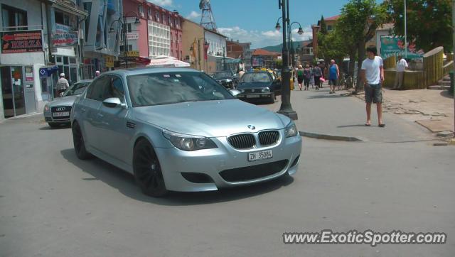 BMW M5 spotted in Ohrid, Macedonia