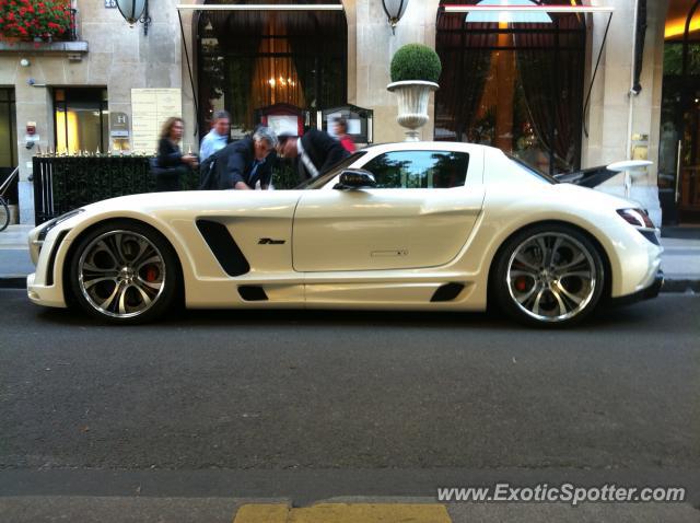 Mercedes SLS AMG spotted in Paris, France