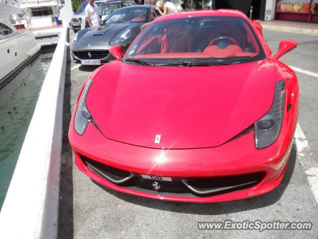 Ferrari 458 Italia spotted in Puerto Banus, Spain