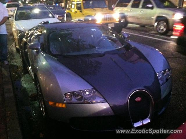 Bugatti Veyron spotted in Red Bank, New Jersey