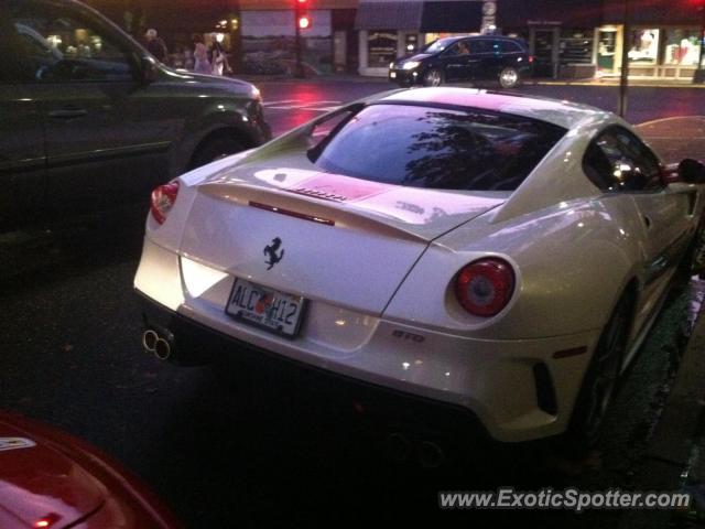Ferrari 599GTB spotted in Red Bank, New Jersey