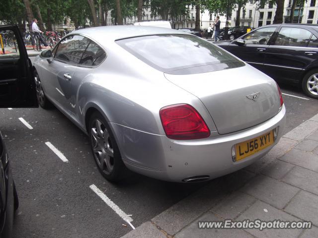 Bentley Continental spotted in London, United Kingdom