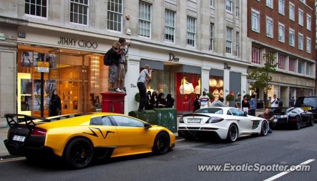 Lamborghini Murcielago spotted in London, England, United Kingdom