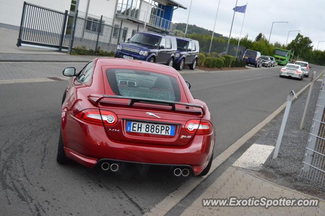 Jaguar XKR-S spotted in Nürburg, Germany