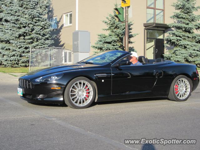 Aston Martin DB9 spotted in Winnipeg, Manitoba, Canada