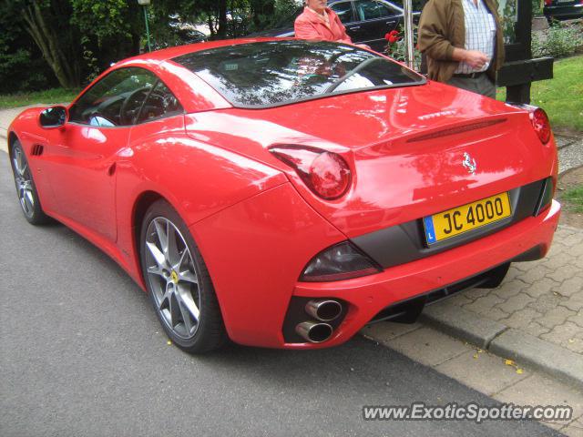 Ferrari California spotted in Saarlouis, Berus, Germany