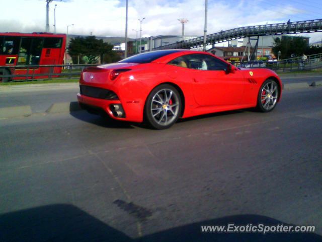 Ferrari California spotted in Bogota,Colombia, Colombia