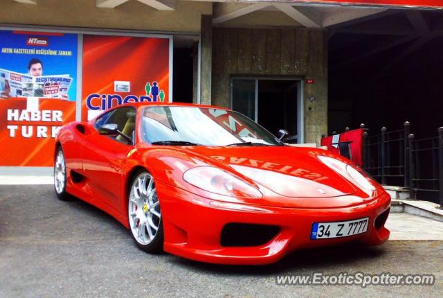 Ferrari 360 Modena spotted in Istanbul, Turkey