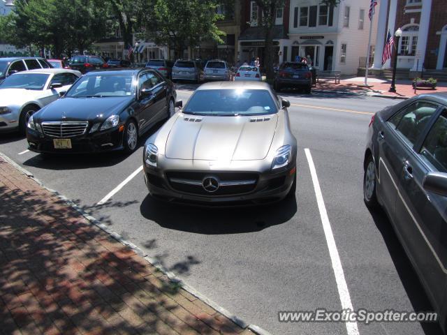 Mercedes SLS AMG spotted in Southampton, New York