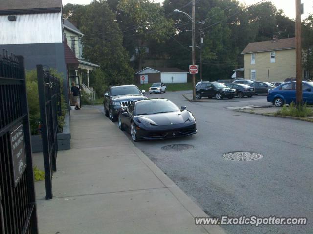 Ferrari 458 Italia spotted in Greensburg, PA, United States