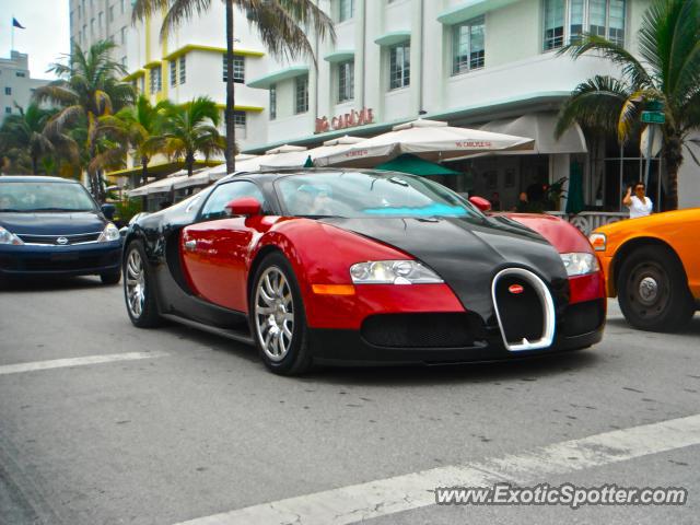 Bugatti Veyron spotted in Miami, Florida