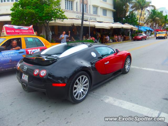 Bugatti Veyron spotted in Miami, Florida