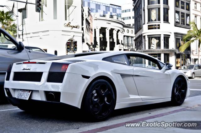 Lamborghini Gallardo spotted in Beverly Hills, California