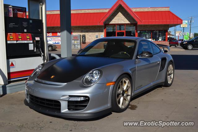 Porsche 911 GT2 spotted in Marquette, Michigan