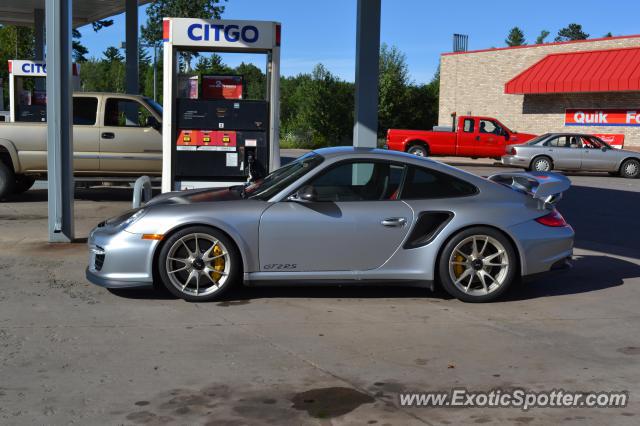 Porsche 911 GT2 spotted in Marquette, Michigan