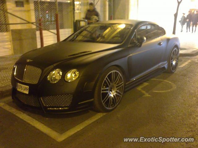 Bentley Continental spotted in Valencia, Spain