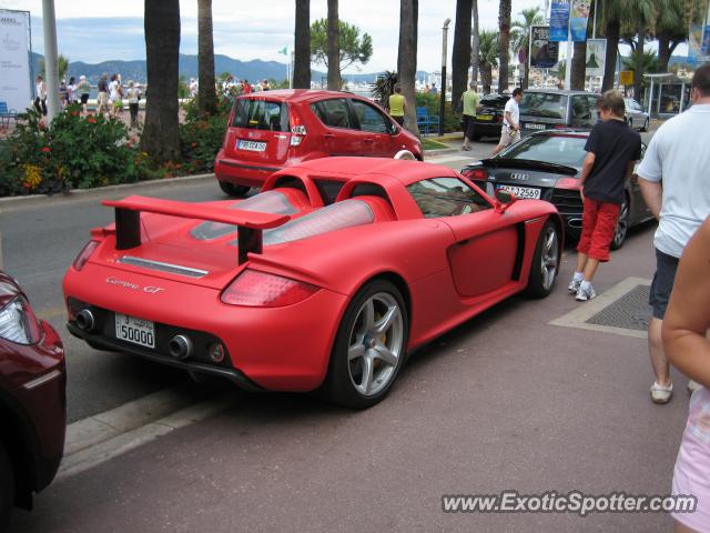Porsche Carrera GT spotted in Cannes, France