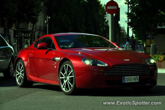 Aston Martin Vantage spotted in Madrid, Spain