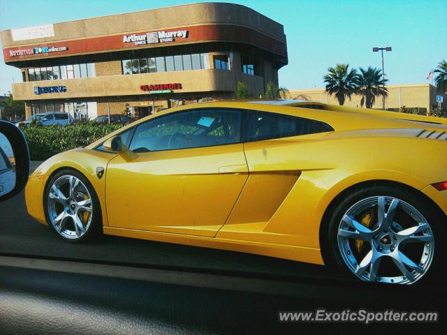 Lamborghini Gallardo spotted in Orange County, California