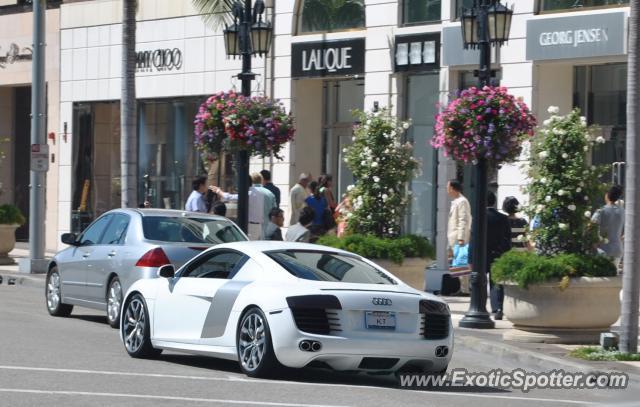 Audi R8 spotted in Beverly Hills, California