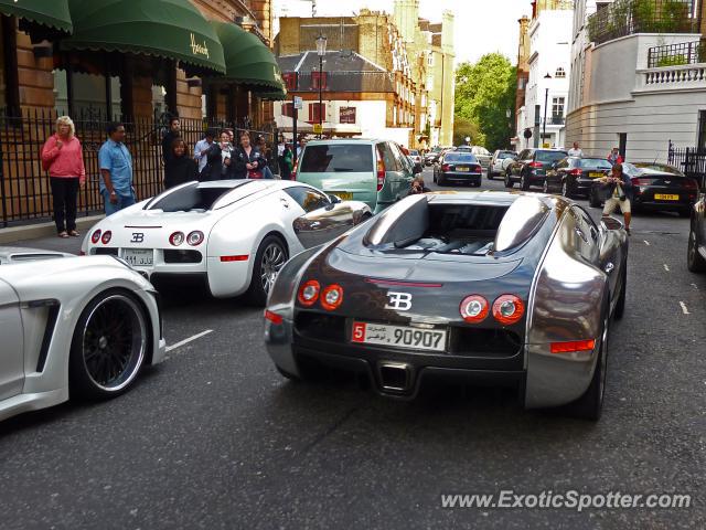Bugatti Veyron spotted in London, United Kingdom
