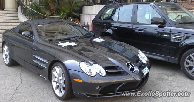 Mercedes SLR spotted in Monte Carlo, Morocco