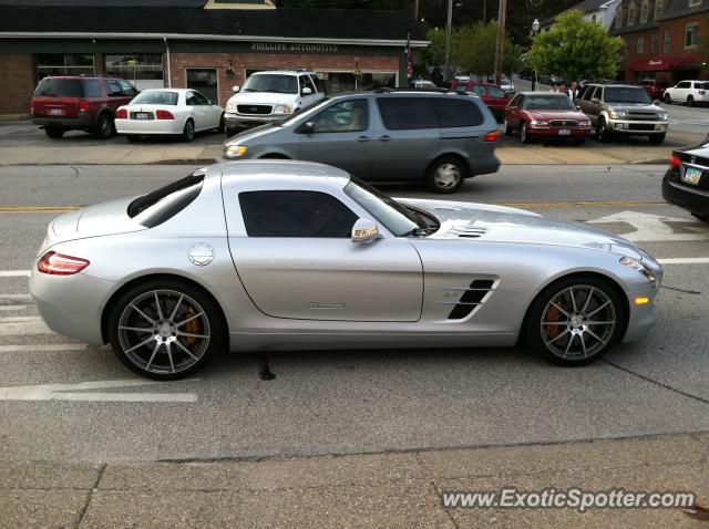 Mercedes SLS AMG spotted in Chagrin Falls, Ohio