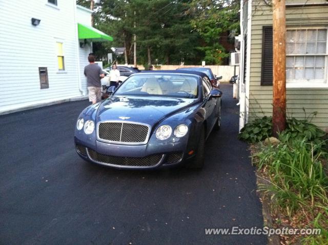 Bentley Continental spotted in Chagrin Falls, Ohio