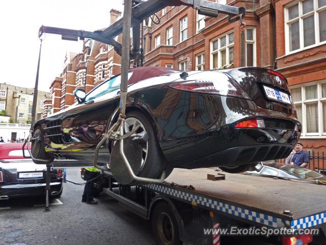 Mercedes SLR spotted in London, United Kingdom